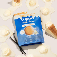 Cuppa Healthy Coffee scoop with one serving displayed for quick portioning benefit