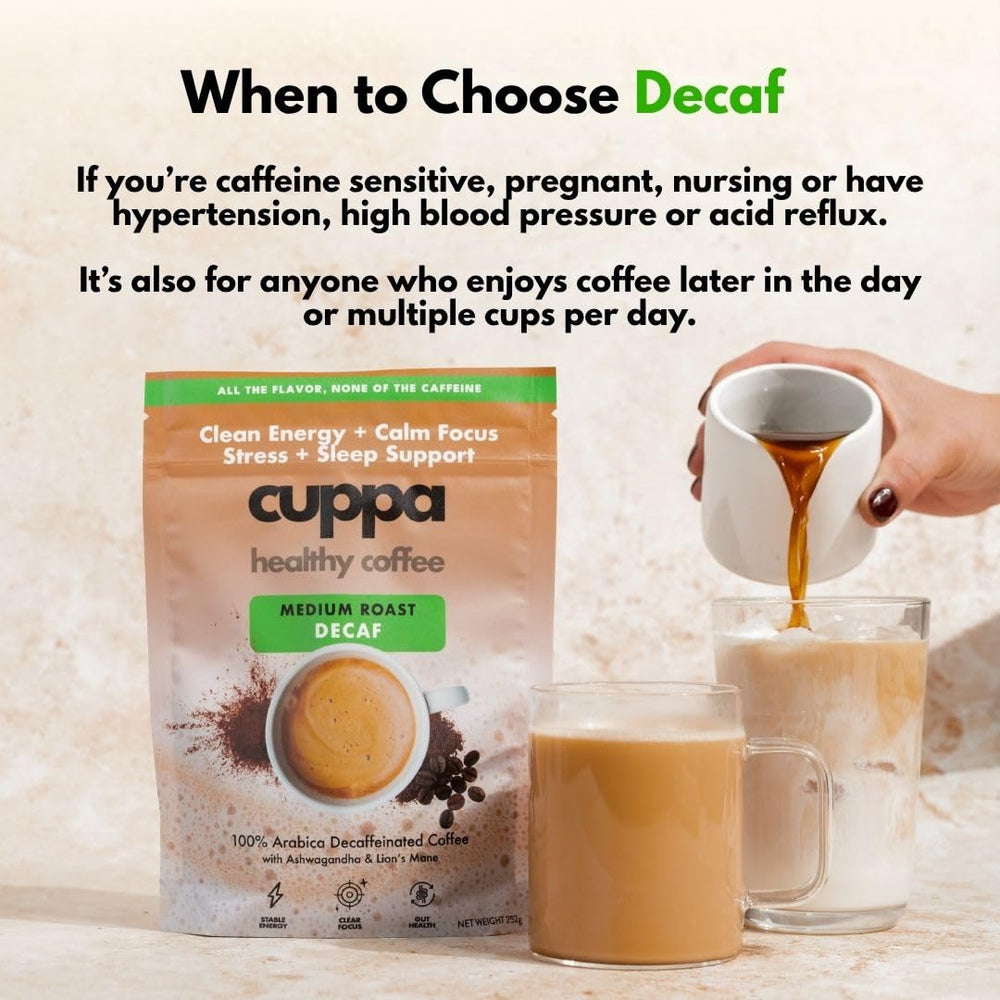 Cuppa Healthy Coffee serving scoop closeup for easy portioning