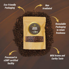 Cure wid Pure loose tea on spoon ready for infusion, easy portioning benefit