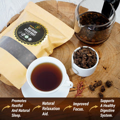 Cure wid Pure close-up of cut-and-sifted root texture highlighting natural quality