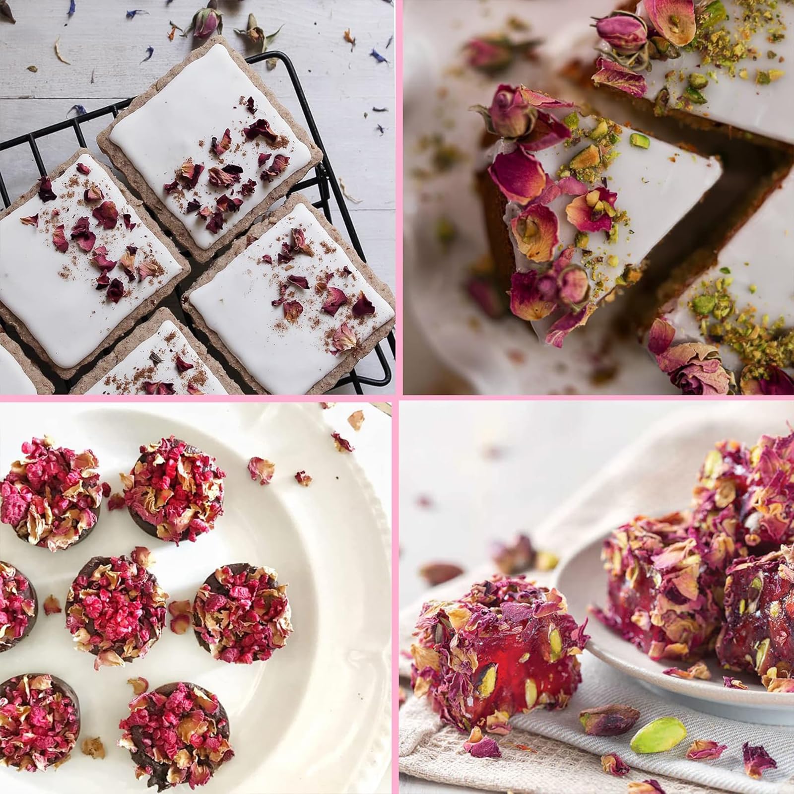 Cure wid Pure rose petals steeping in teacup offering fragrant floral infusion