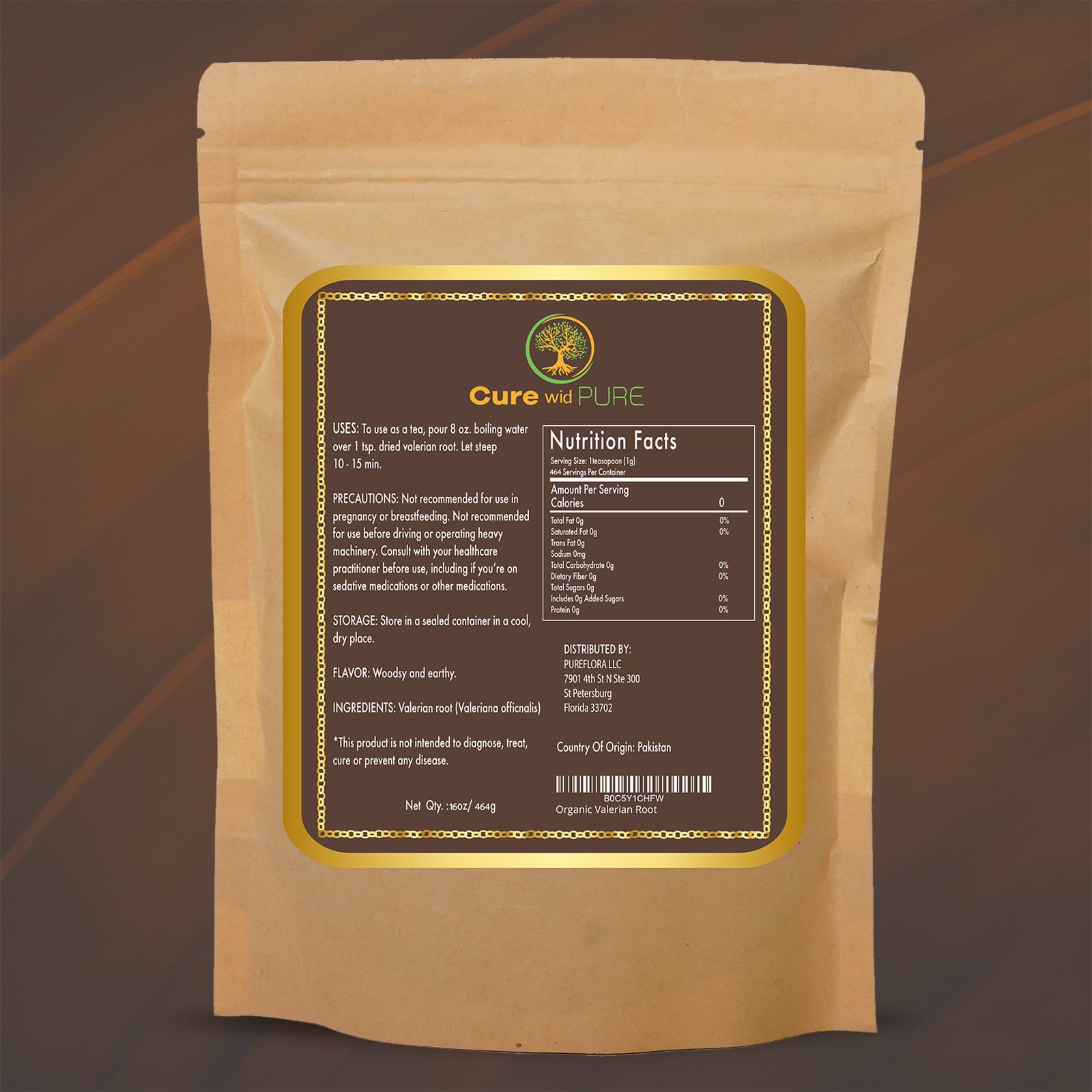 Cure wid Pure used as filling in a sleep pillow for calming bedside scent