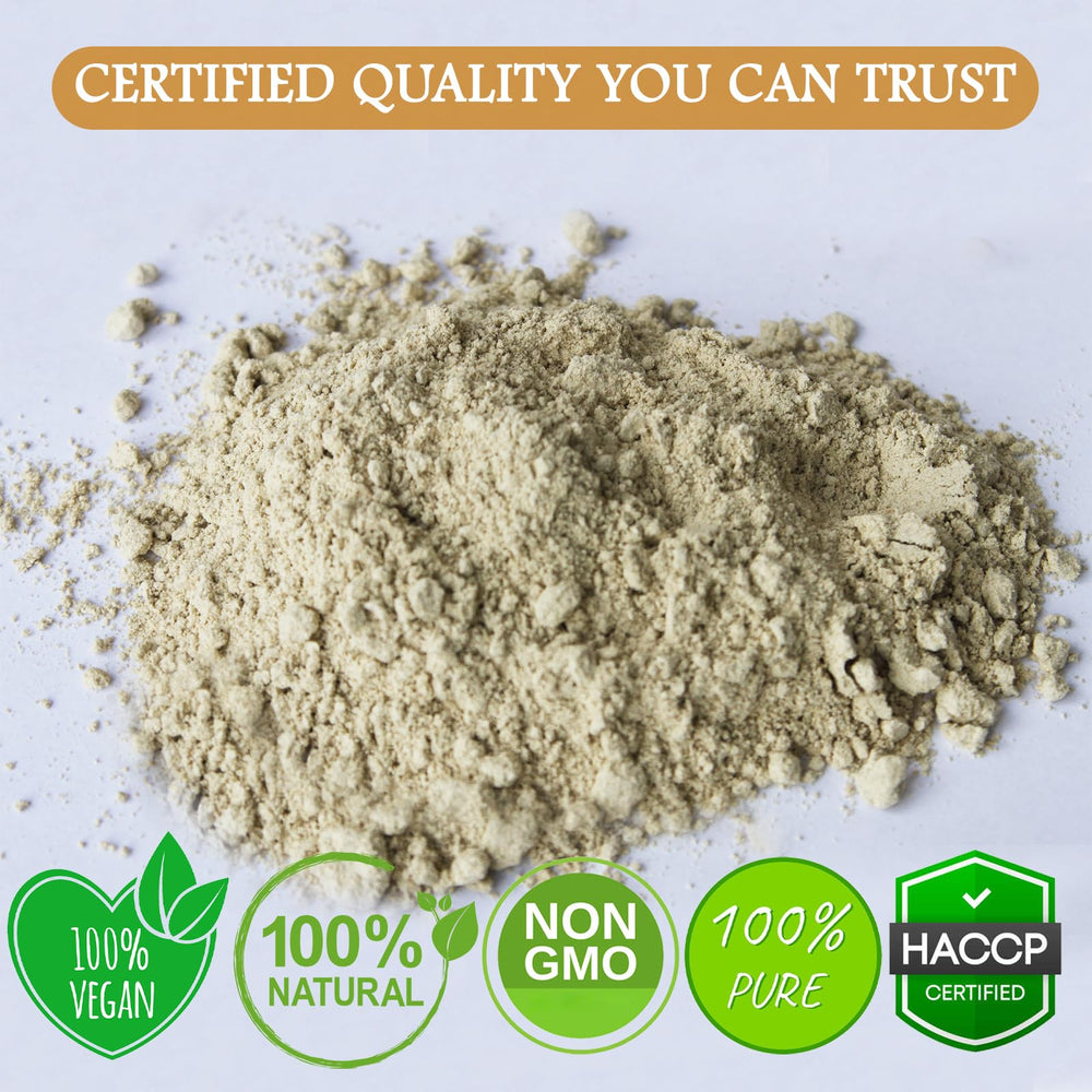 Cure wid Pure measured spoon of powder illustrating portion control and easy dosing