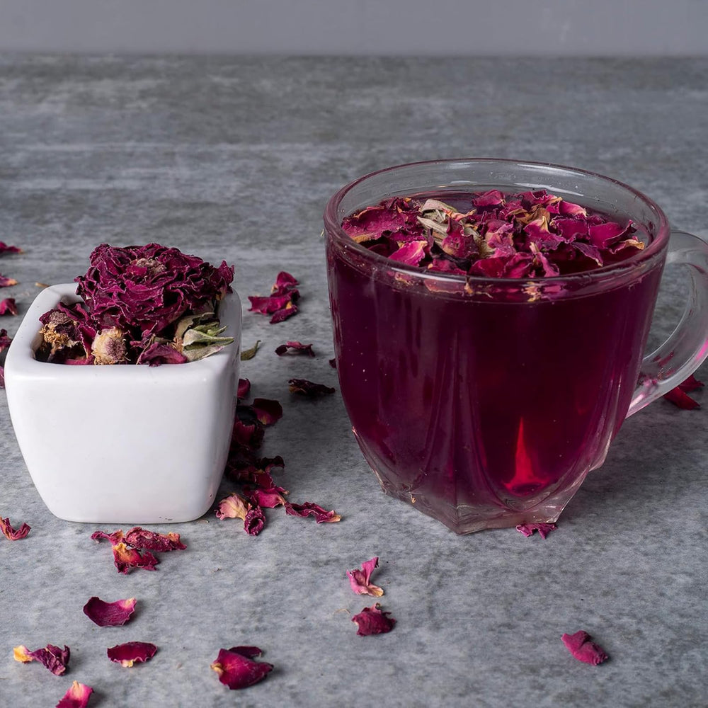 Cure wid Pure petals stored in a glass jar demonstrating neat kitchen storage