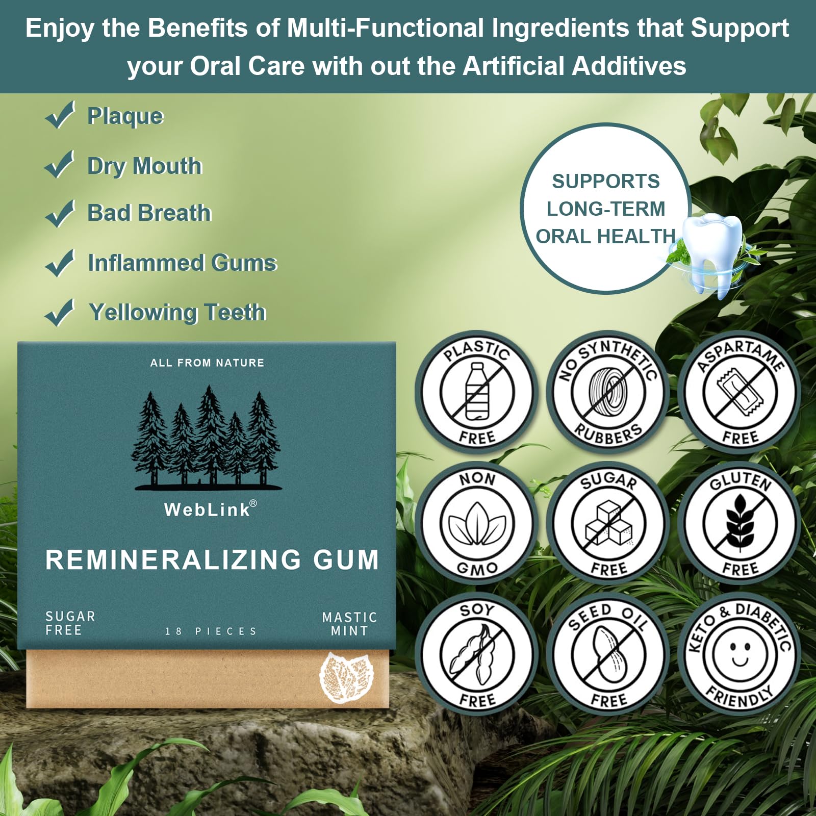 CURIPLAYA ingredient powders display of hydroxyapatite, eggshell powder, and clay