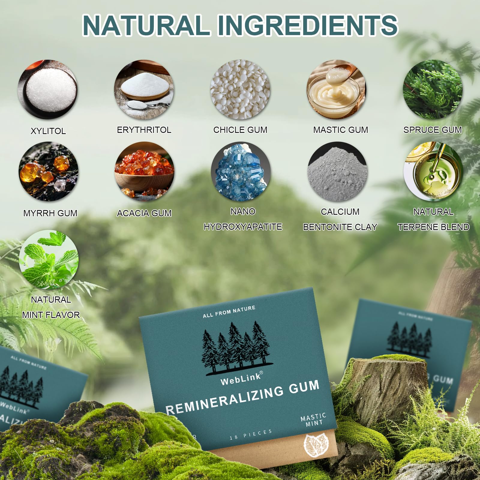 CURIPLAYA open tin with mint gum pieces visible and travel-ready convenience
