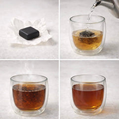 CUSHLA resin close-up texture revealing concentrated tea flavor and aroma