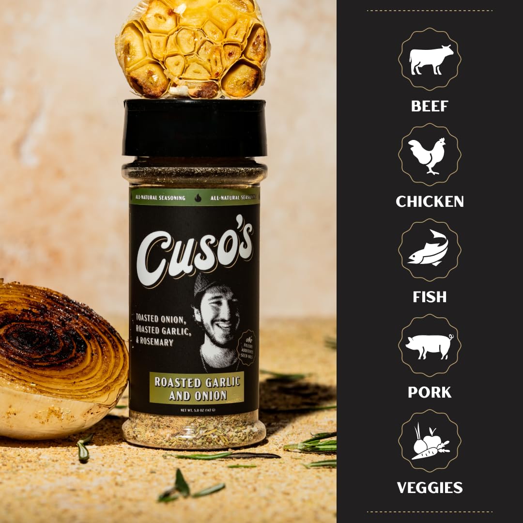 Cuso Cuts sprinkled on roasted vegetables boosting savory flavor