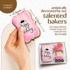 Custom Cookies individually wrapped cookie illustrating freshness and hygiene