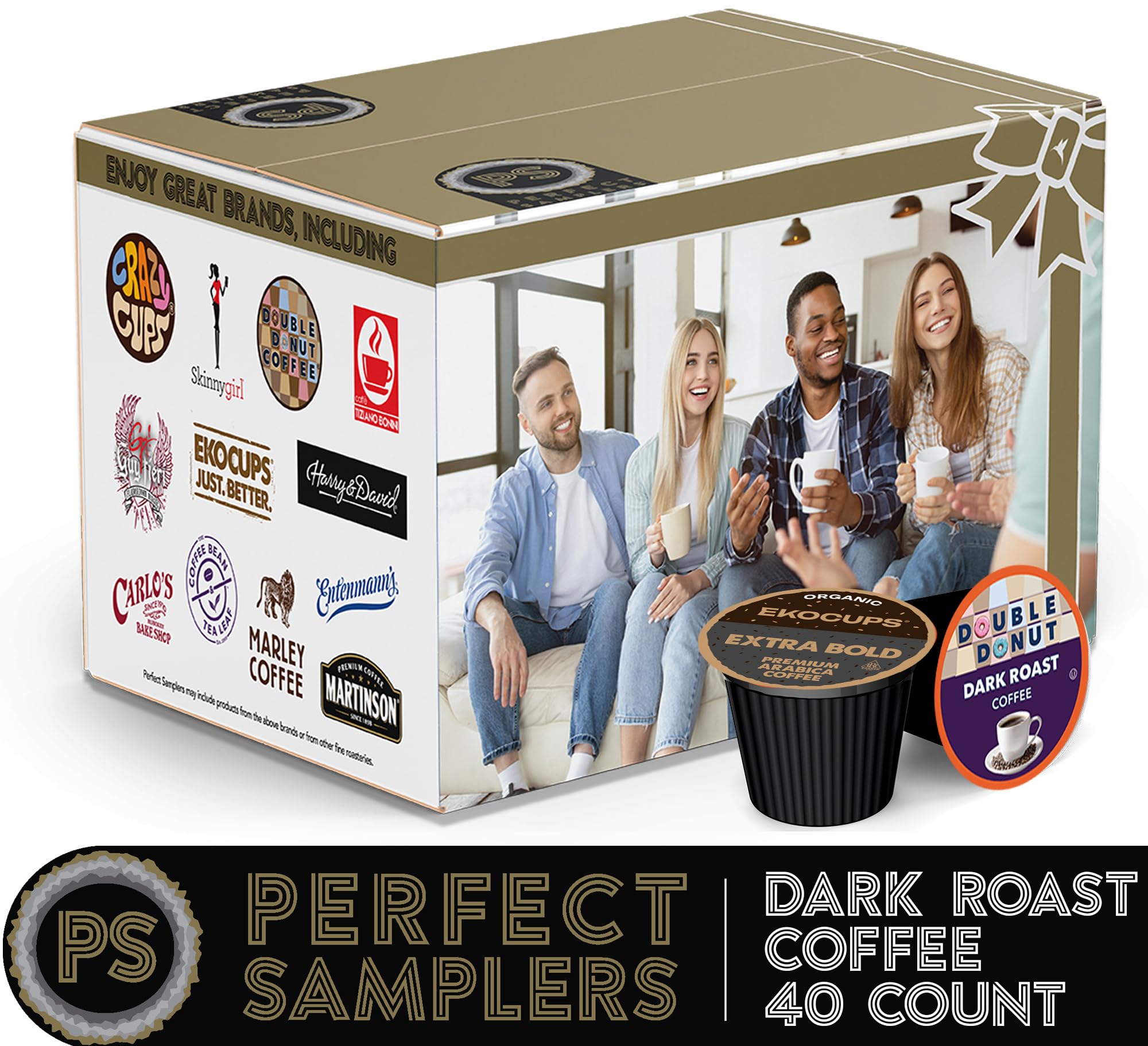 Custom Variety Pack close-up of pod top emphasizing seal freshness and roast labeling