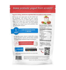 Cutting Edge Cultures single packet closeup highlighting easy portioning