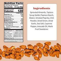 Daily Crunch close-up of dehydrated almond texture highlighting light airy crunch