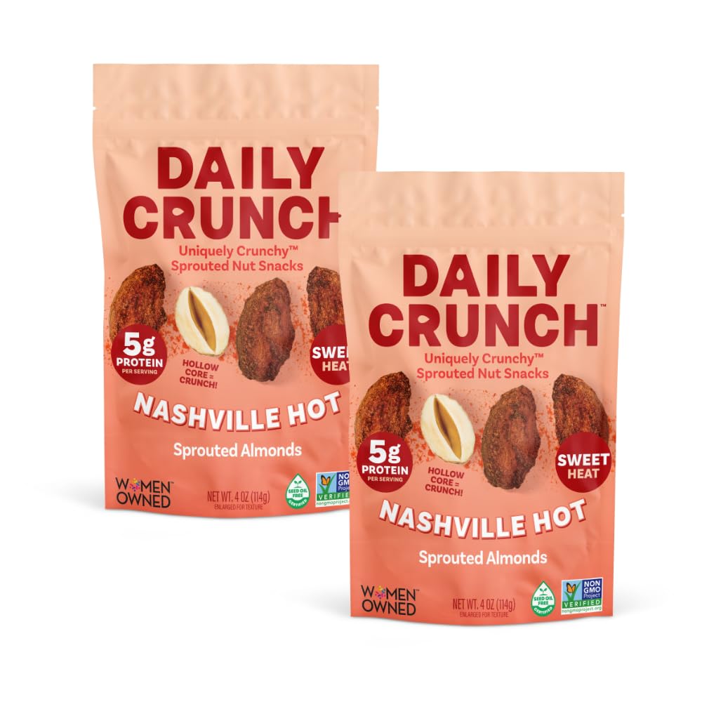 Daily Crunch front packaging showing 4oz bag and clean label for quick identification