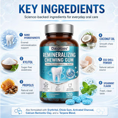 Daioloes ingredient label detail showing mineral and xylitol blend