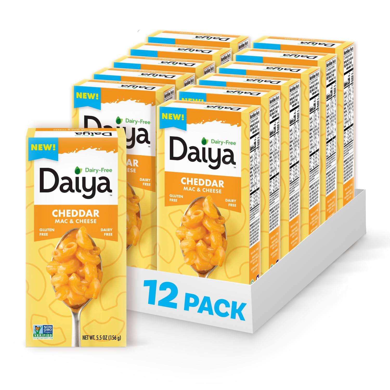 Daiya front packaging showing product cup and branding, convenient grab-and-go