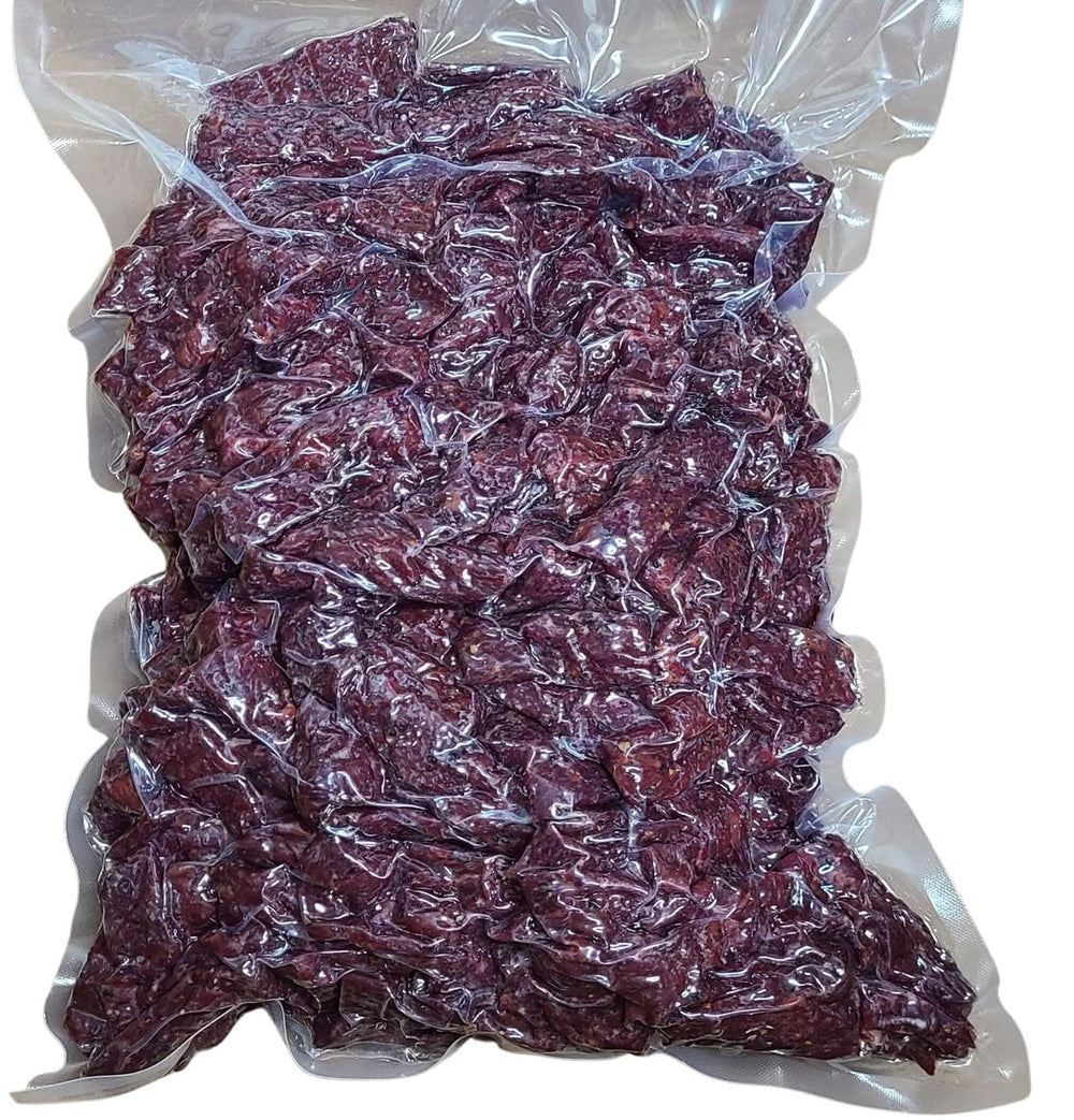 Dakota Trails front packaging showing 10 lb vacuum bag and peppered label benefit: long-term unopened freshness