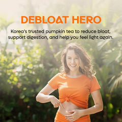 DALAMHARI brewed cup of warm pumpkin tea demonstrating comforting, caffeine-free sip
