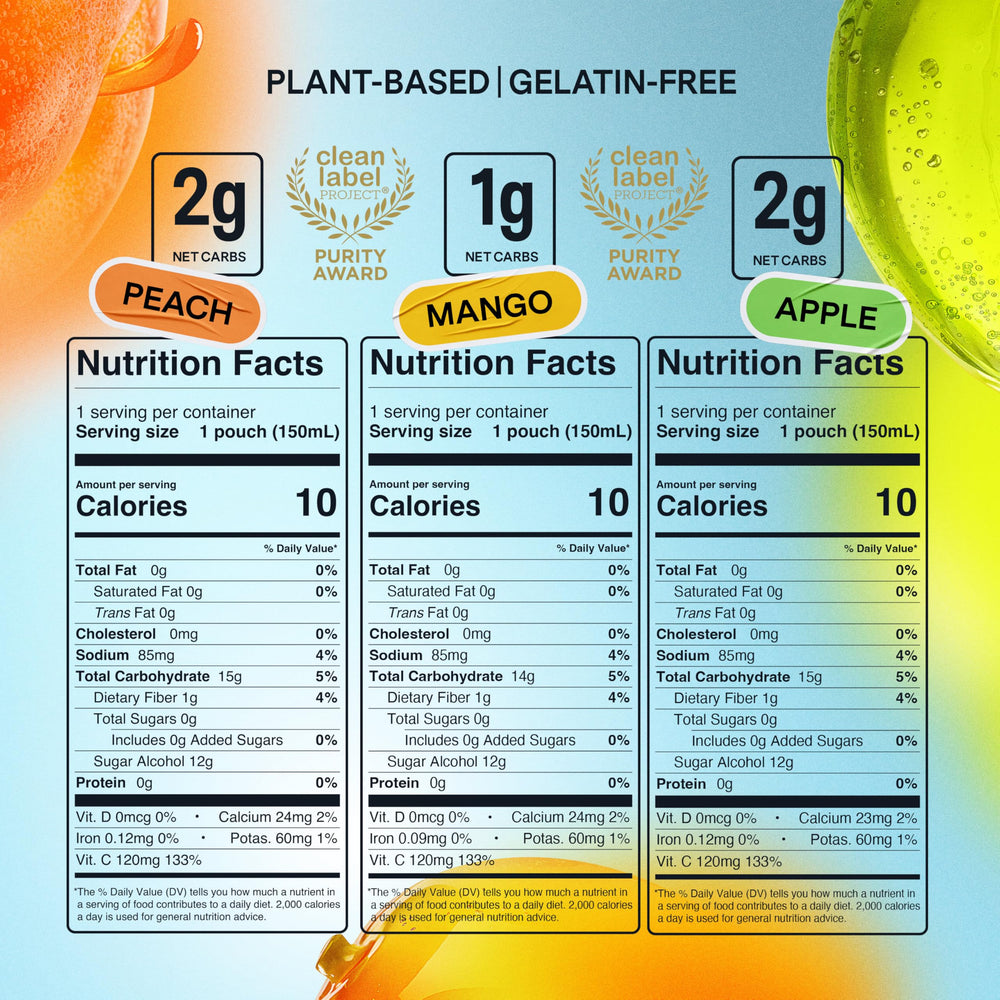 DALLY three flavored pouches styled together showing variety and flavor choice