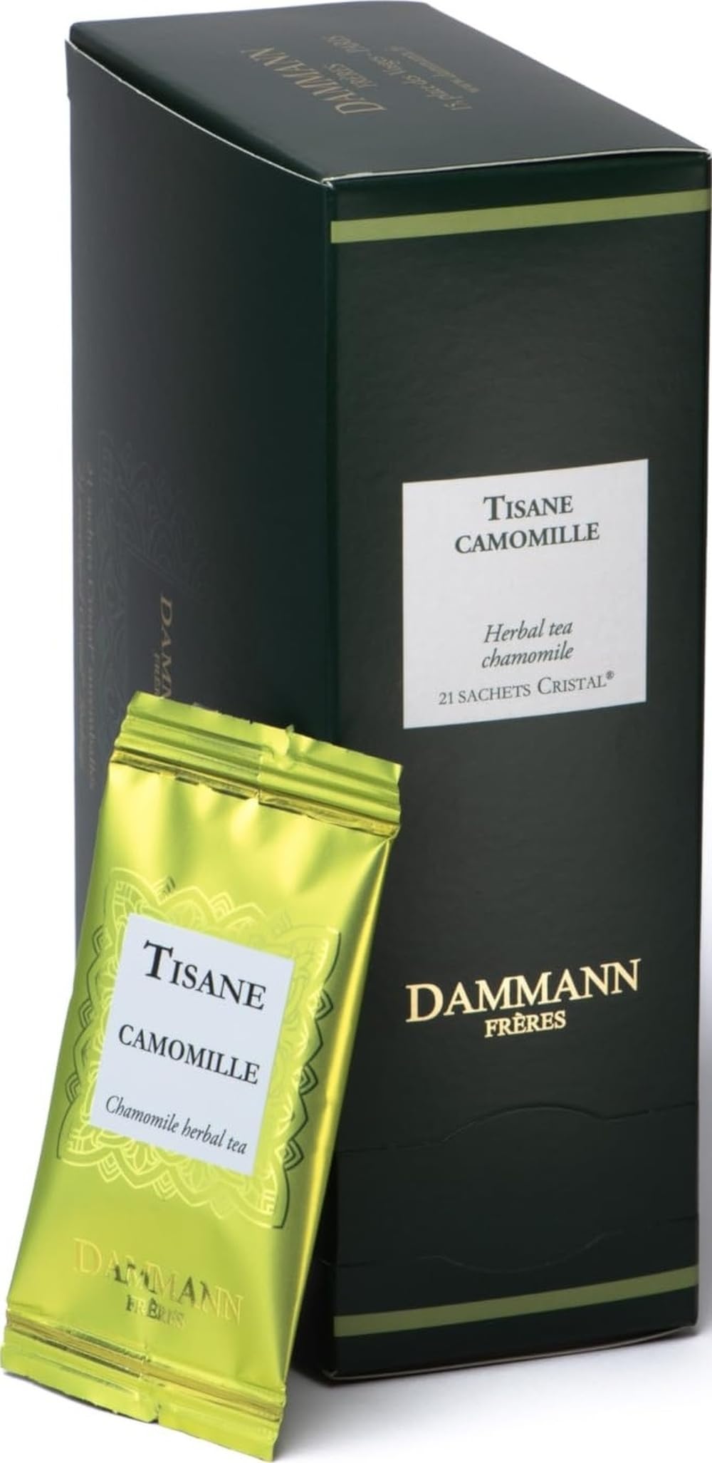 Dammann Freres front packaging showing elegant box and branding for gifting benefit