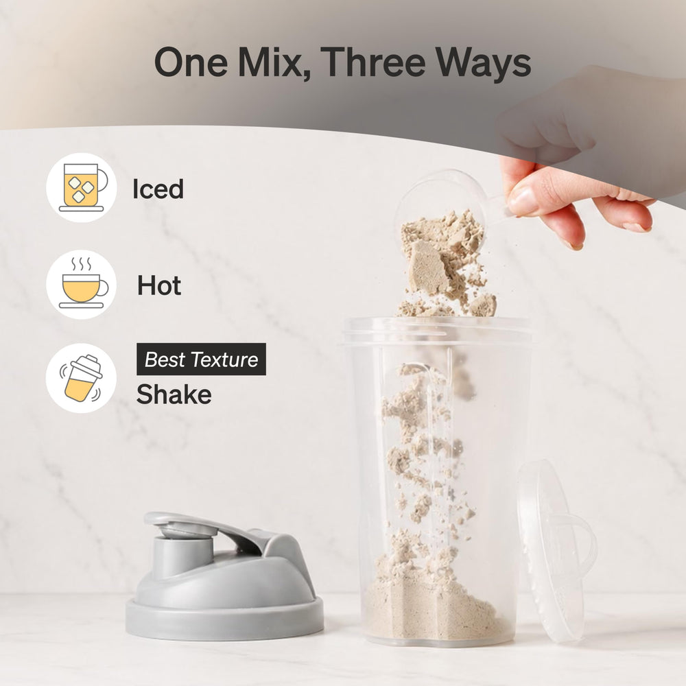 Damtuh warm cup steaming to show comforting caffeine-free drink