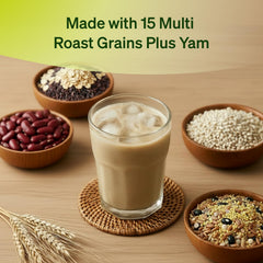 Damtuh powder texture close-up highlighting creamy yam-enhanced mouthfeel