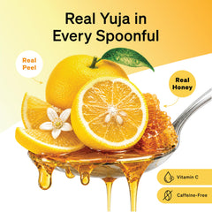 Damtuh spoonful of preserve highlighting peel and honey for easy serving