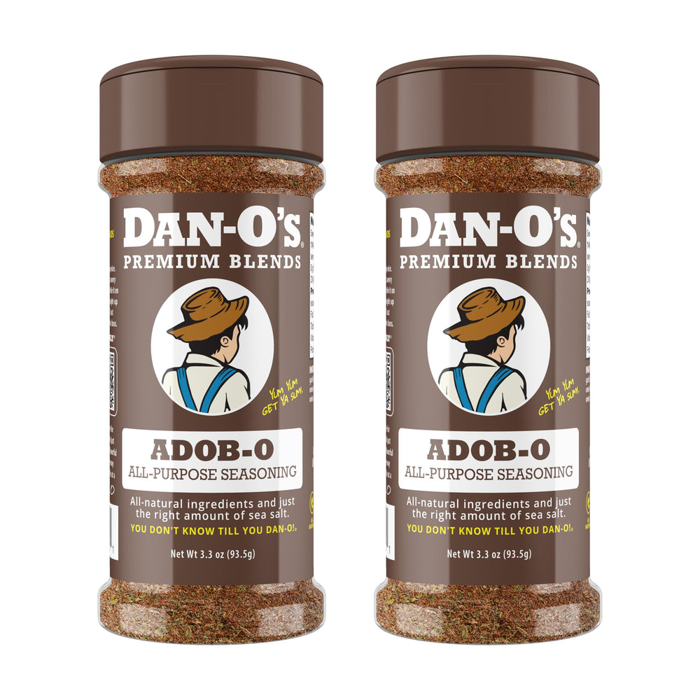 Dan-O's front packaging showing two 3.3 oz bottles and product branding for convenience