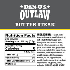 Dan-O's Butter Dust close-up texture highlighting fine buttery seasoning