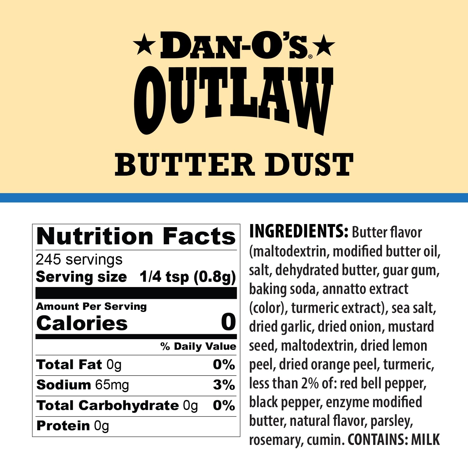Dan-O's Butter Steak on grilled ribeye delivering steakhouse crust