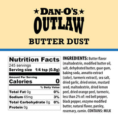 Dan-O's Butter Steak on grilled ribeye delivering steakhouse crust