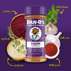 Dan-O's Preem-O bottle angled to show citrus spice profile benefit