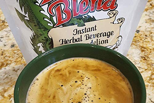 Dandy Blend mixed into oat milk latte demonstrating creamy texture and coffee-like experience