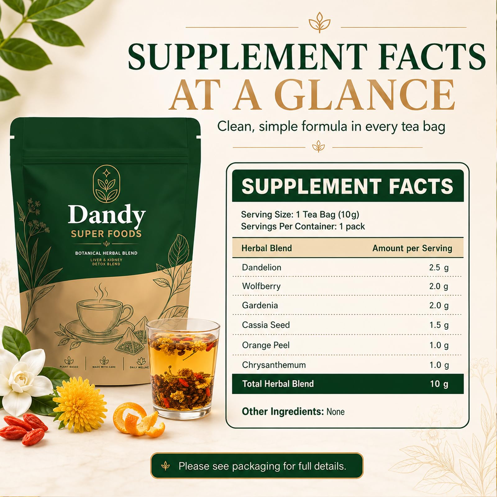 Dandy Superfoods lifestyle kitchen setting demonstrating daily use convenience and ritual
