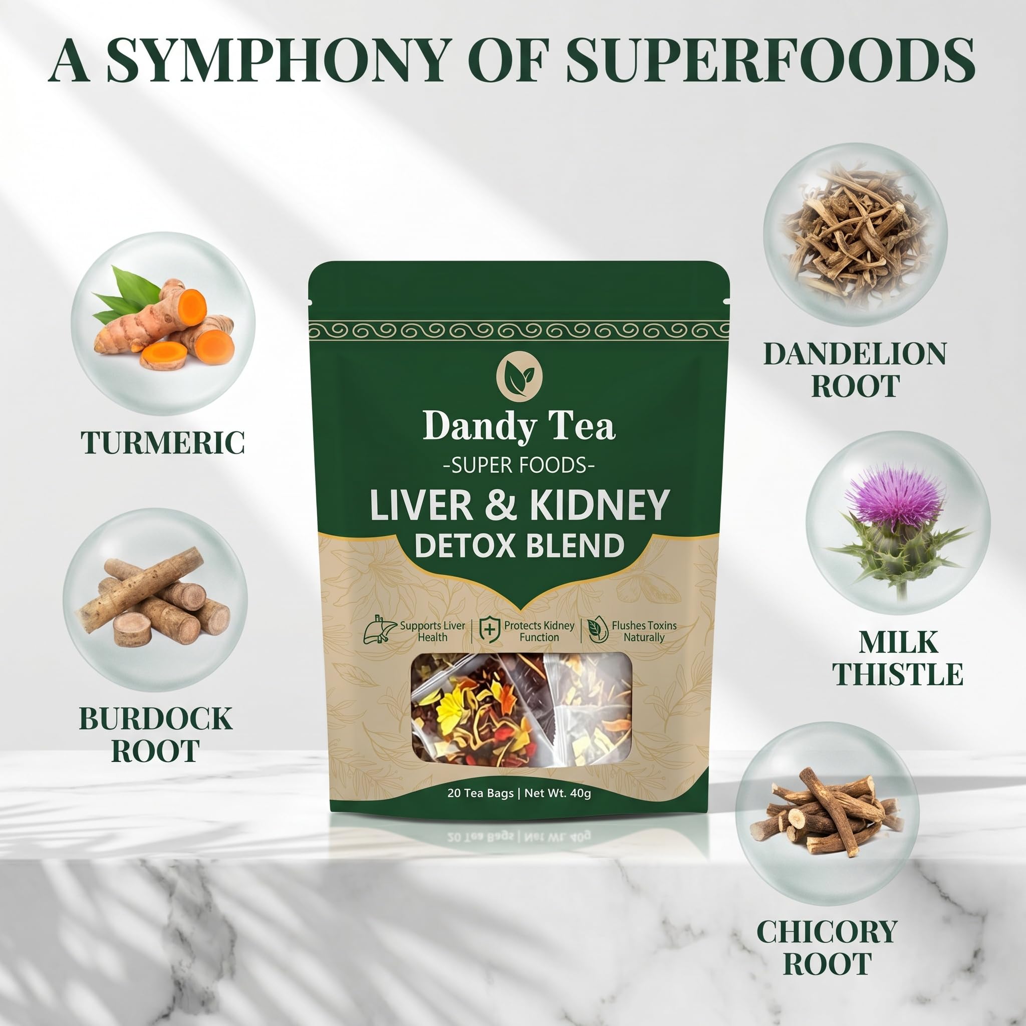 Dandy Tea lifestyle kitchen setting suggesting everyday herbal enjoyment