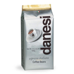 Danesi Caffè front packaging showing 2.2 lb bag and brand clarity benefit