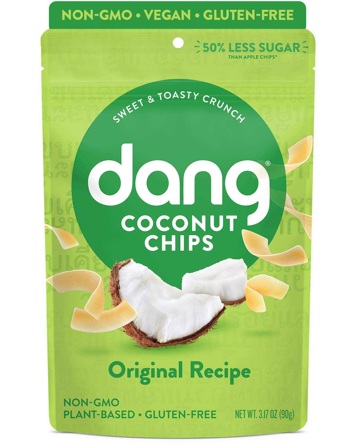 DANG front packaging showing product and resealable benefit