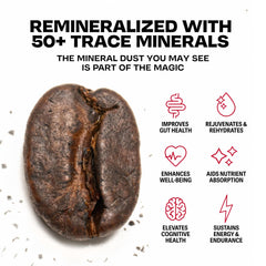 Danger Coffee pod inserted in single-serve machine demonstrating easy brewing