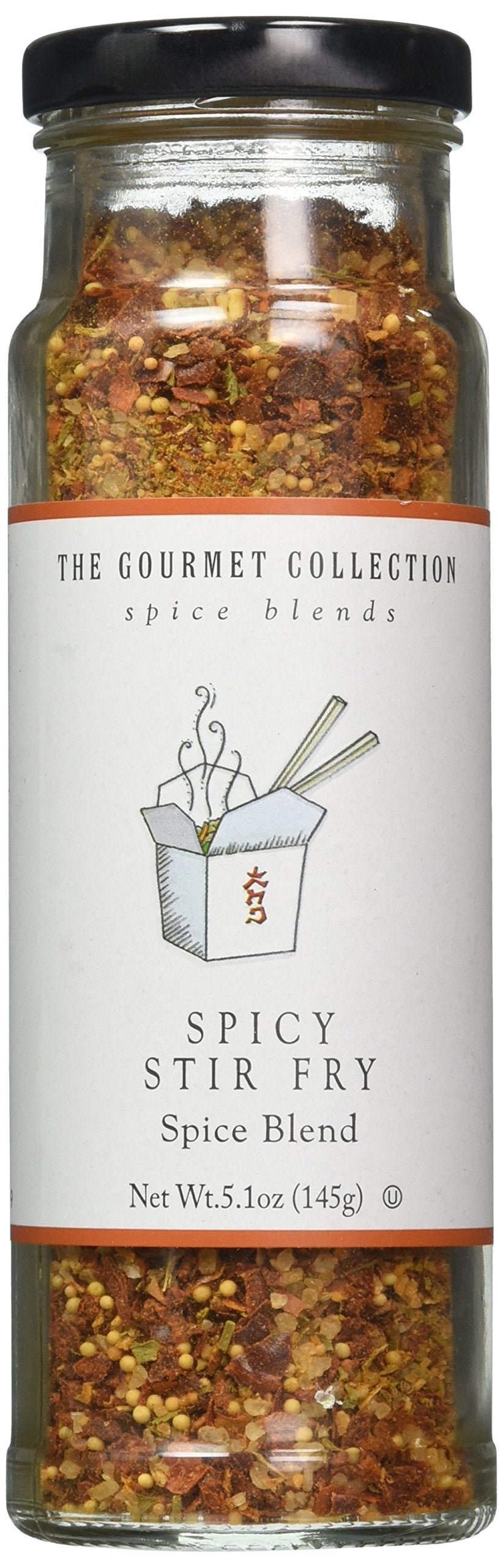 Dangold jar front view showing label and seasoning, highlights larger size and freshness