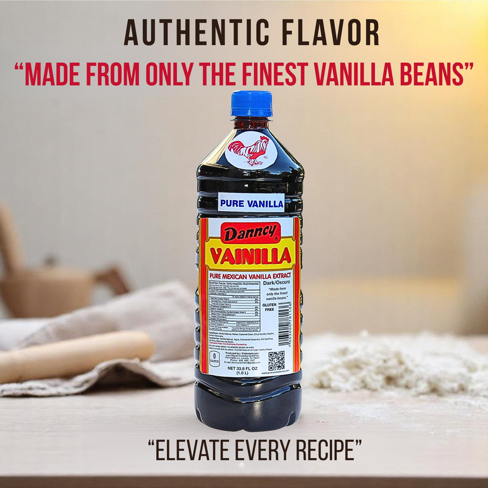 Danncy pouring vanilla into batter illustrating measured use and flavor boost