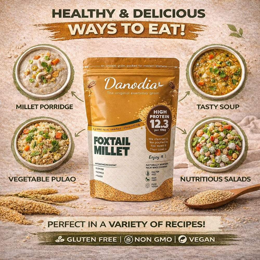 Danodia Foods product label and 2 lb weight on package, clear identification