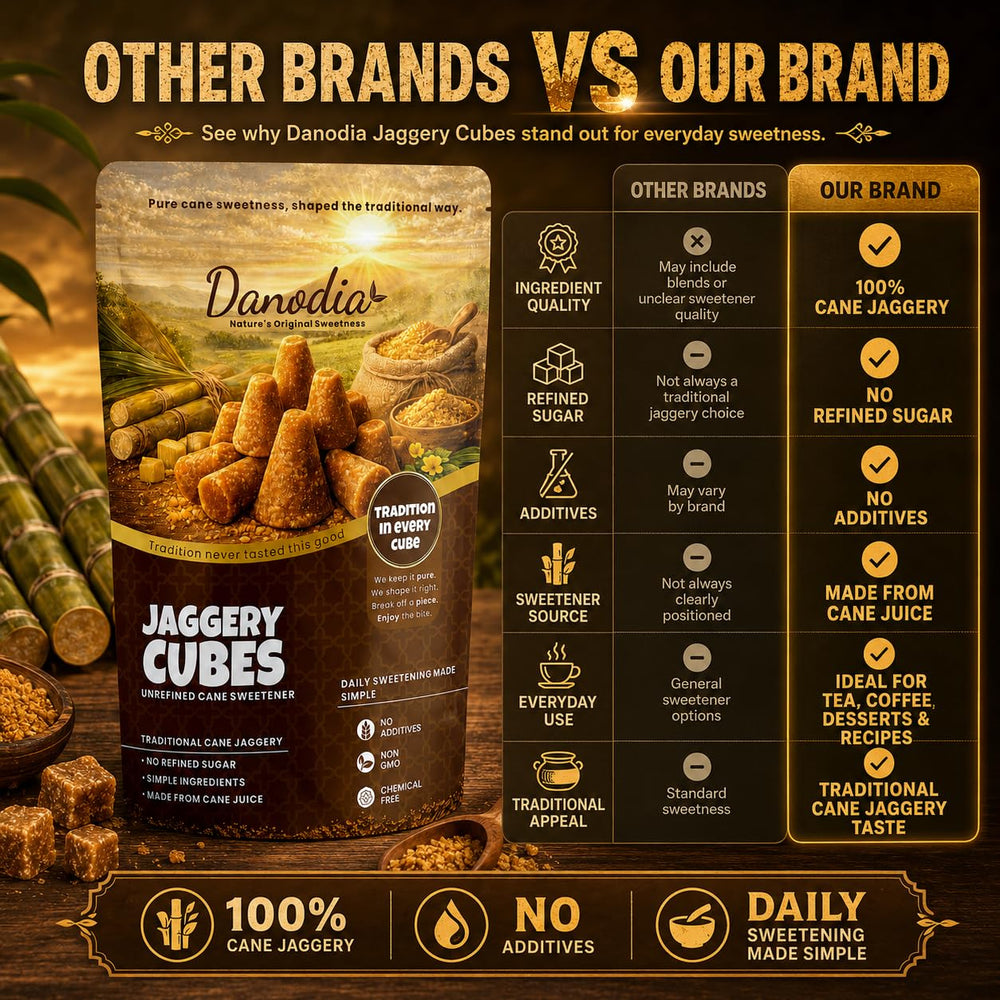 Danodia Foods cubes stored in pantry for tidy long-term keeping