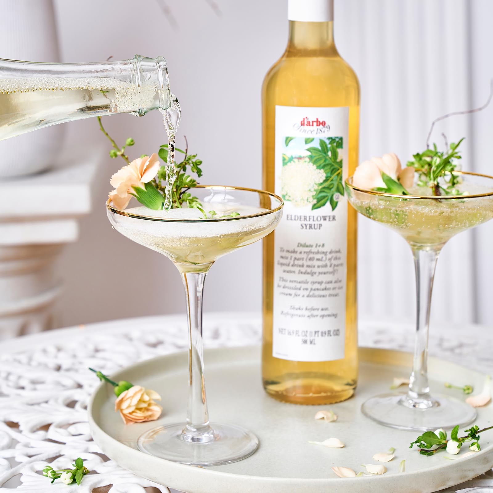 D’arbo label close-up highlighting ingredients and Austrian craftsmanship