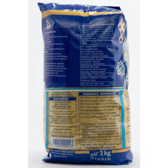 Dari grain close-up revealing medium semolina texture for fluffy results