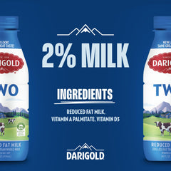 Darigold closeup label with nutrition facts and ingredient clarity