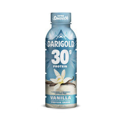 Darigold vanilla protein shake creamy texture close-up highlighting smooth taste