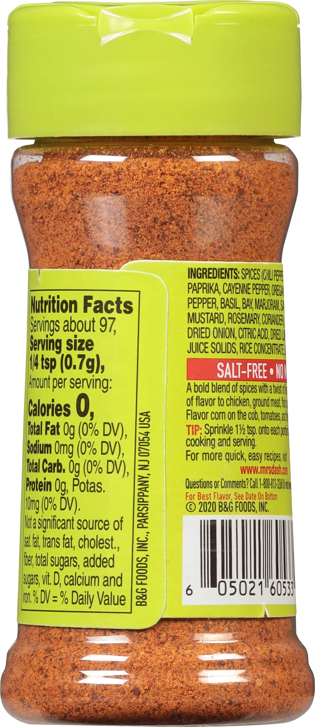 Dash Fiesta Lime spoonful closeup showing texture and zesty ingredients benefit