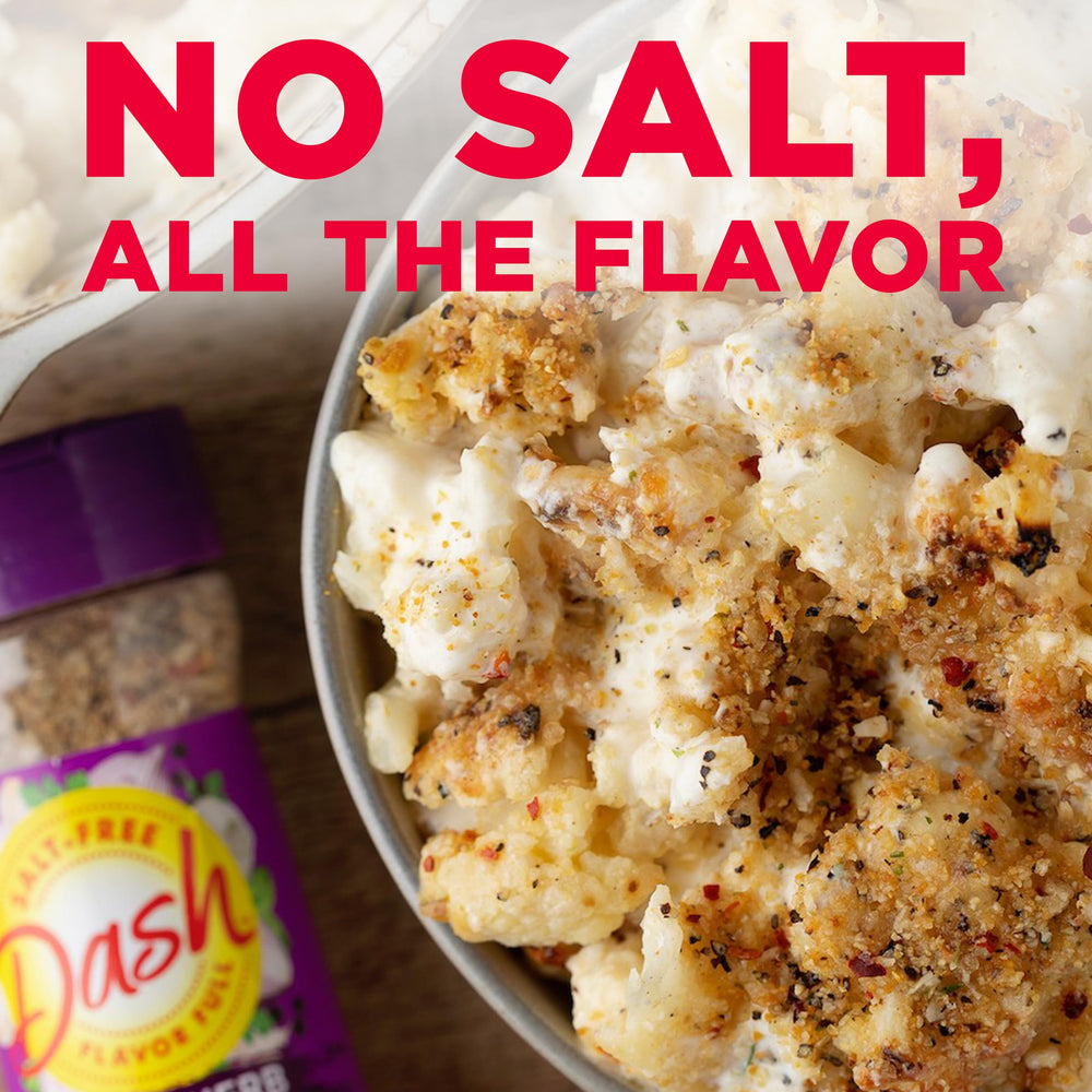 Grilled chicken seasoned with Dash delivering savory no-salt taste