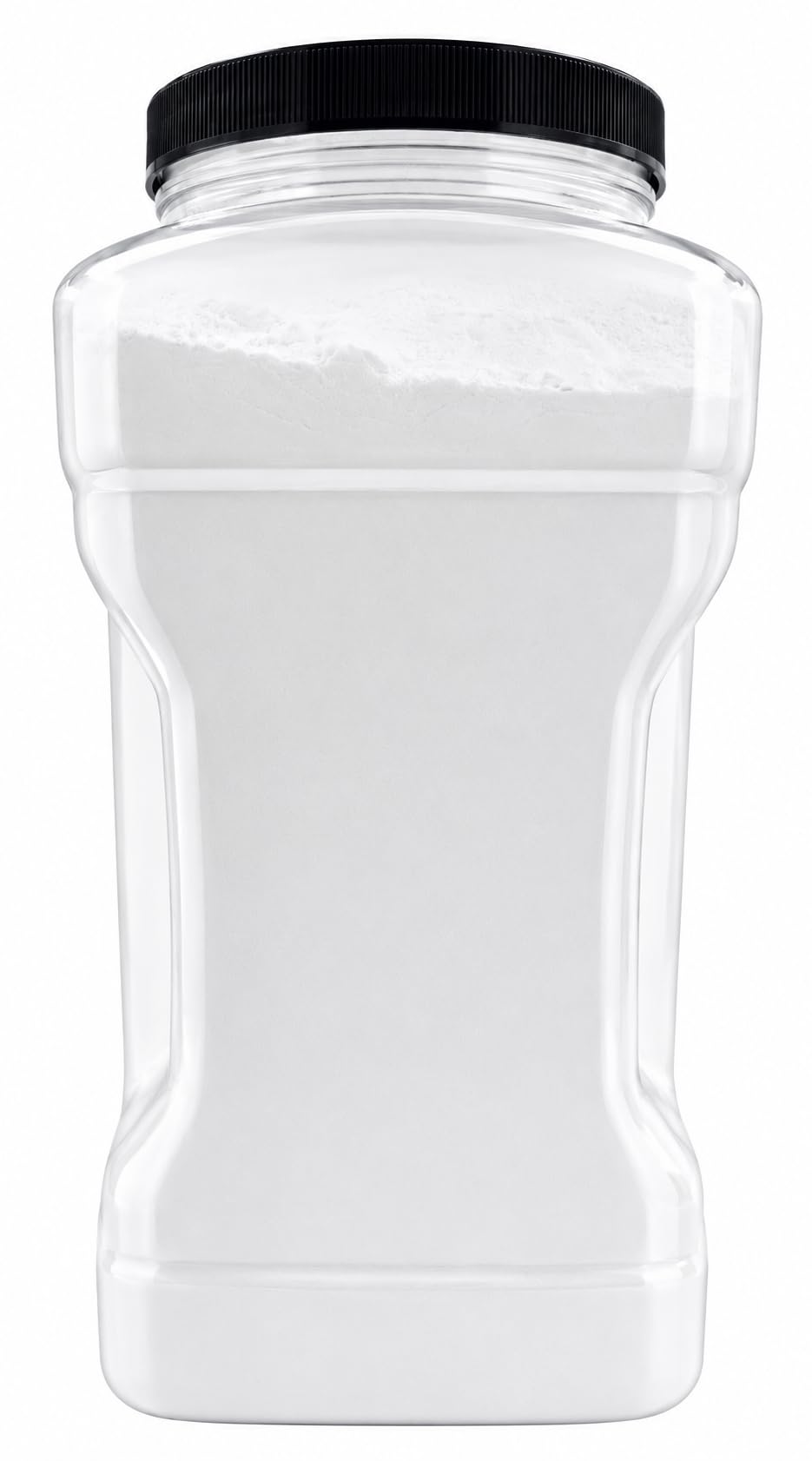 DASHER'S SPICE & BEANS cornstarch beside kitchen scale showing bulk 5 lb size benefit