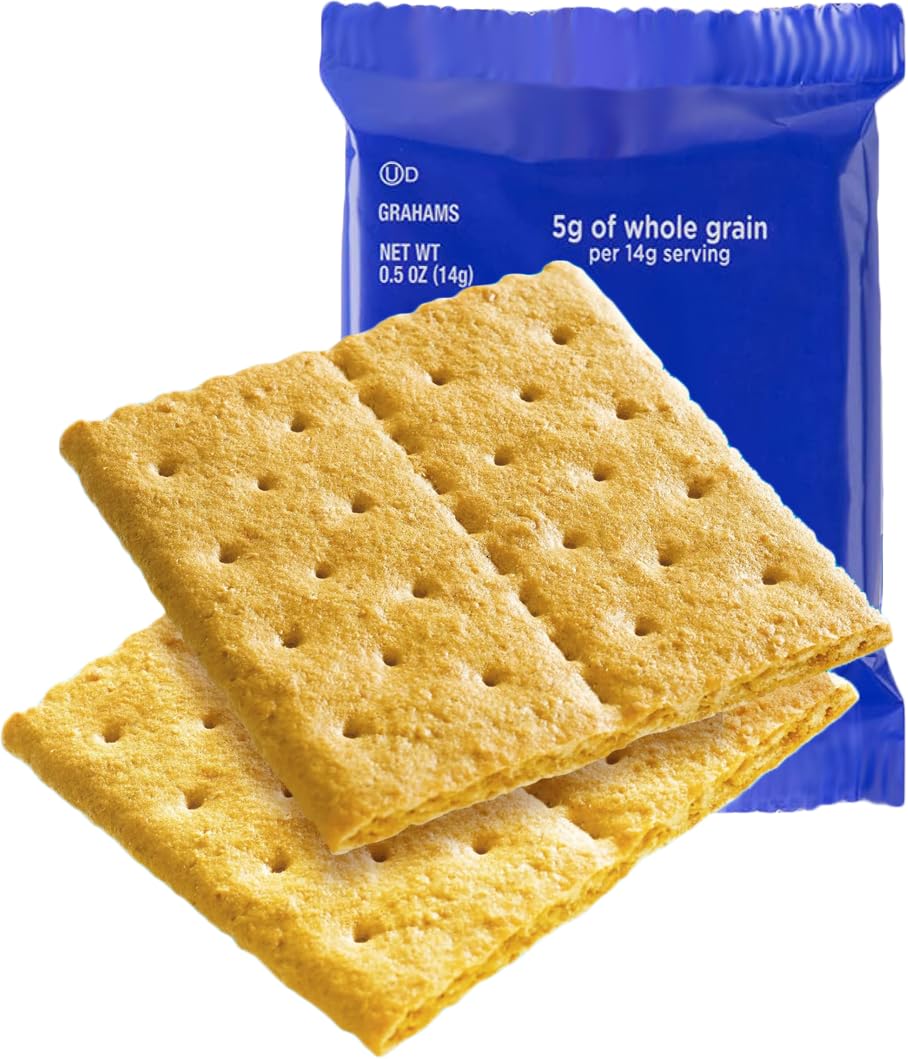 Dasher's graham crackers tucked into children's lunchbox showing kid-friendly portability