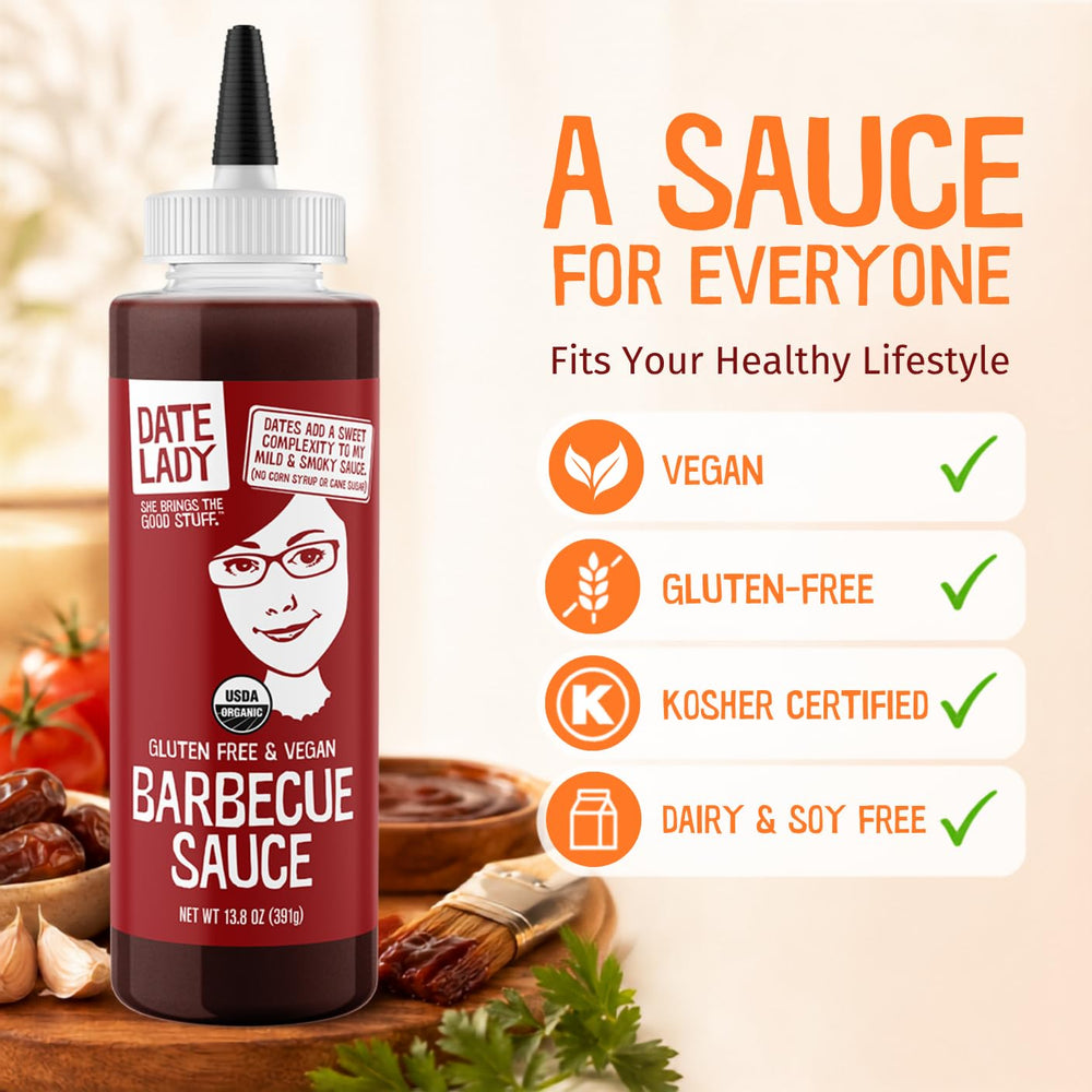 Date Lady sauce on spoon demonstrates dipping use and rich flavor